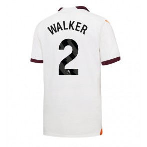 Manchester City Kyle Walker #2 Udebanetrøje 2023-24 Kort ærmer